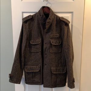 Brown Sound wool bomber jacket